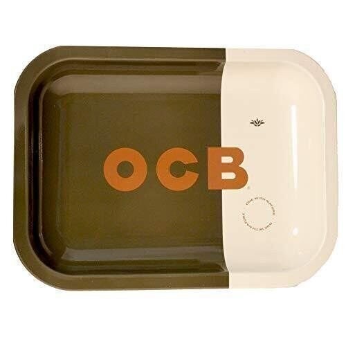 OCB Premium Rolling Tray - "Roll with Nature" - Large 14 x 11