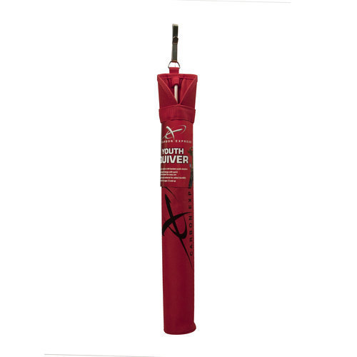 Carbon Express YOUTH compact archery arrow JR belt Quiver LH RH bolt RED 57551