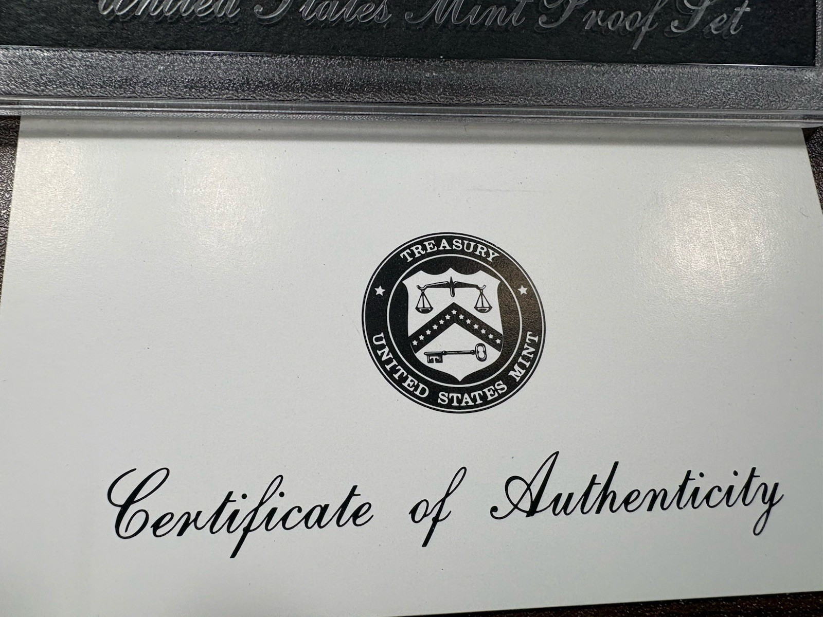 1996 United States Mint Silver Proof Set