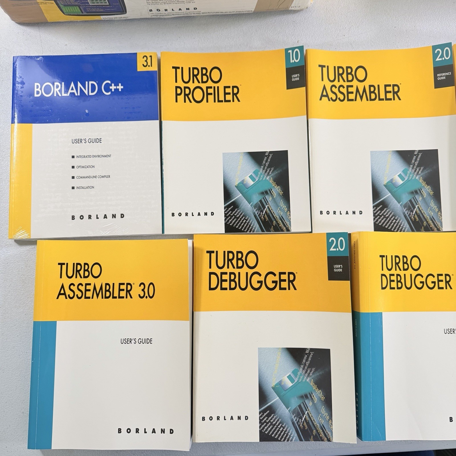 Borland C++ 3.0 & Application Frameworks Reference User Guide Manuals Lot Set
