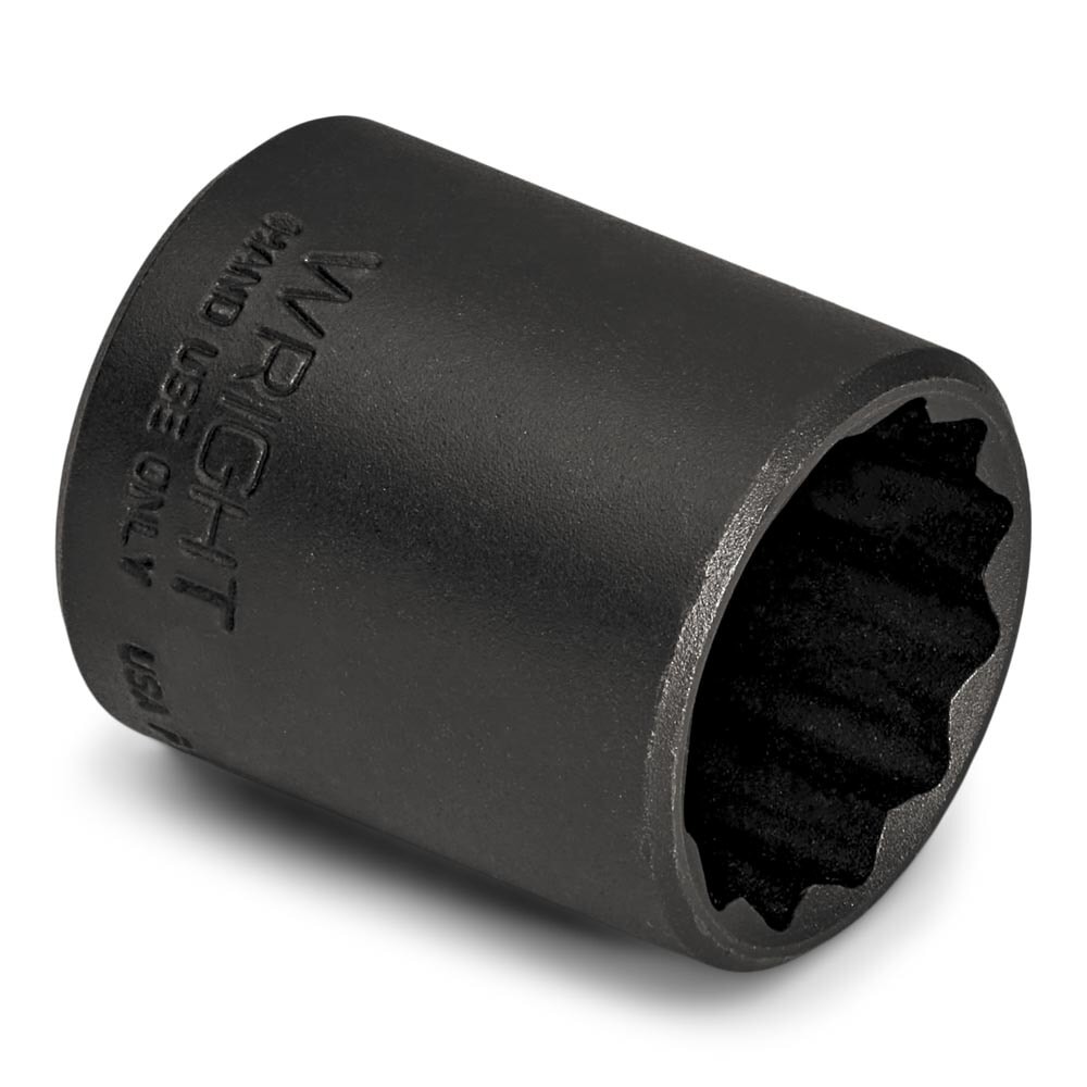 Wright Tool 33110 3/8" Drive Black Finish Standard Socket 12 Point SAE 5/16"