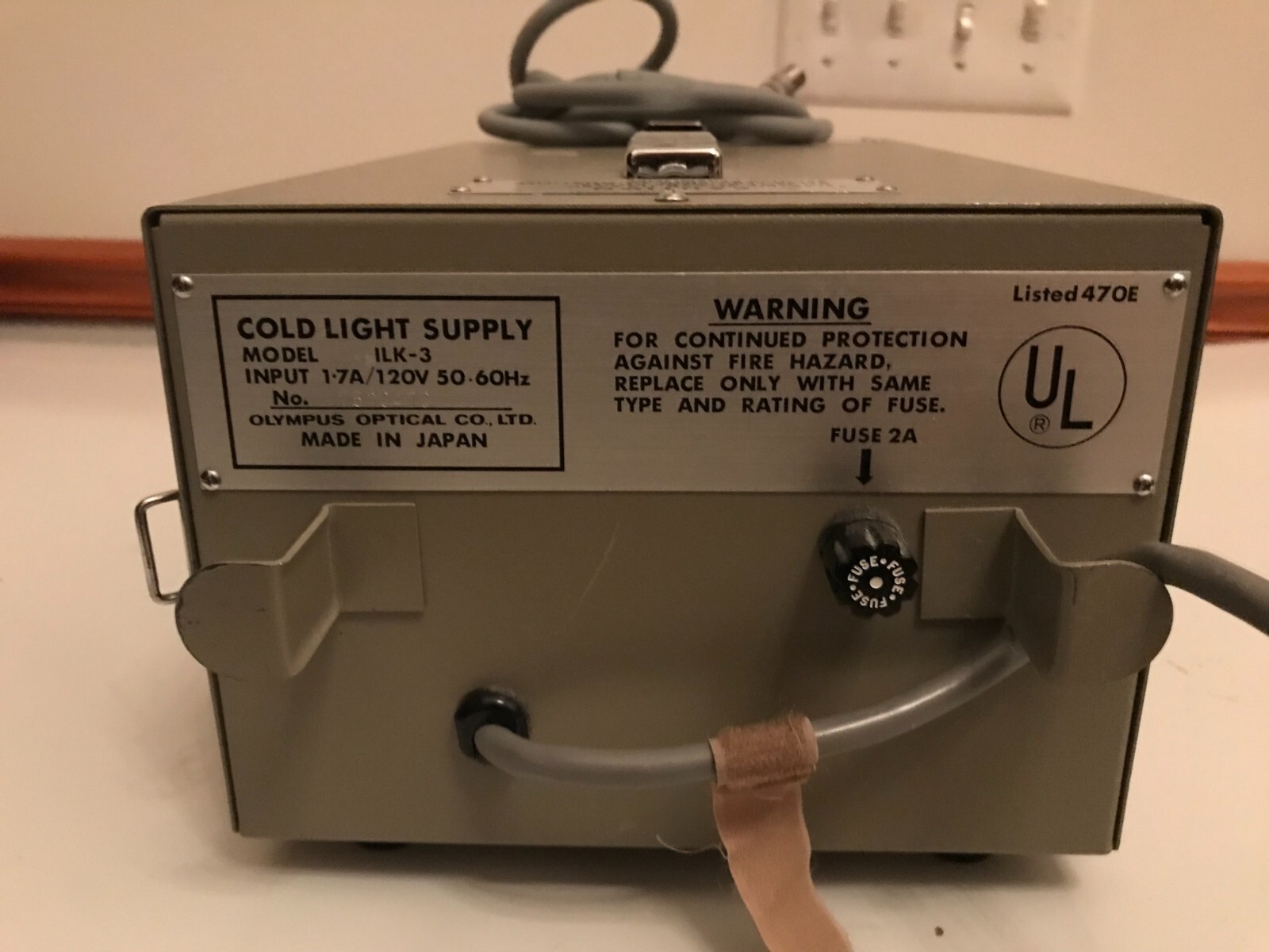 Olympus ilk-3 light source cold light supply
