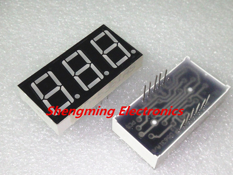 10PCS 0.56 inch 3 digit Red Led display 7 segment Common Anode