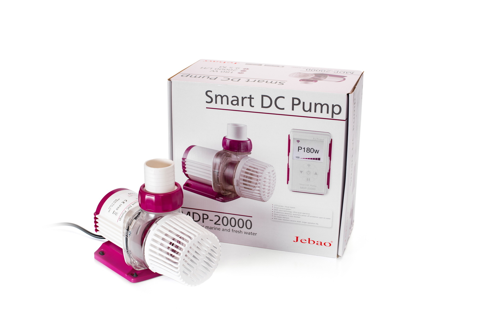 Jebao MDP-20000 5283gph Smart DC Pump with LCD Display Controller for Reef Tank