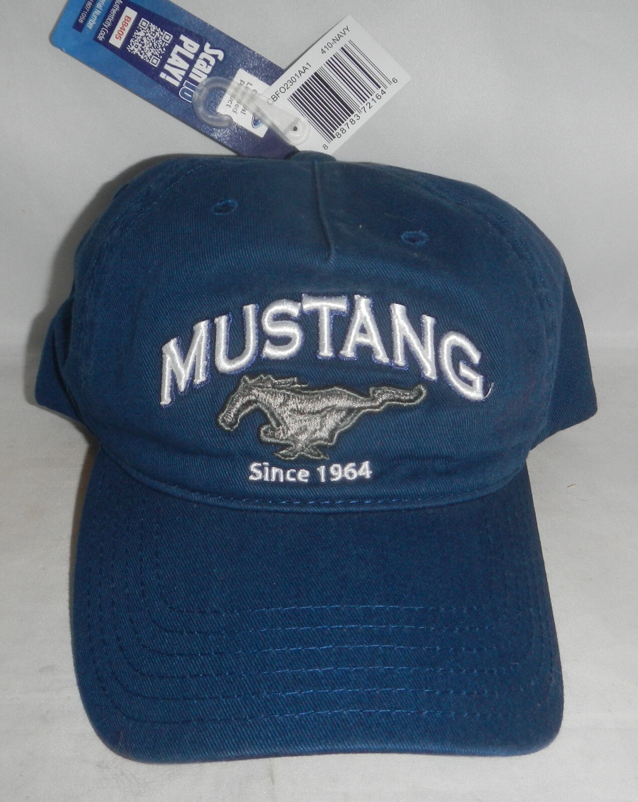 NWT Ford Mustang Automotive Since 1964 Logo Snapback Baseball Hat Cap