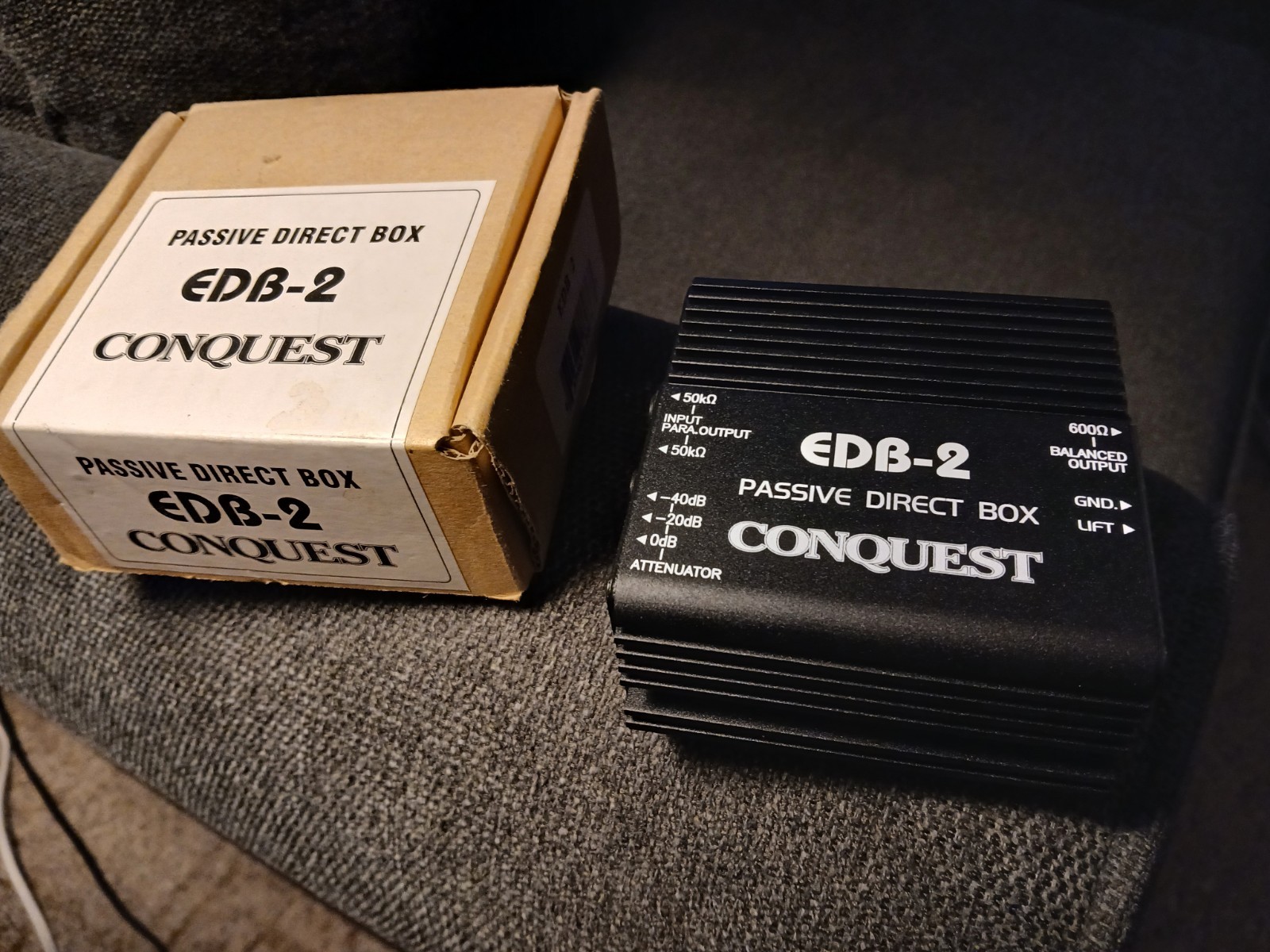 Conquest EDB-2 Passive Direct Box DI, Model EDB-2