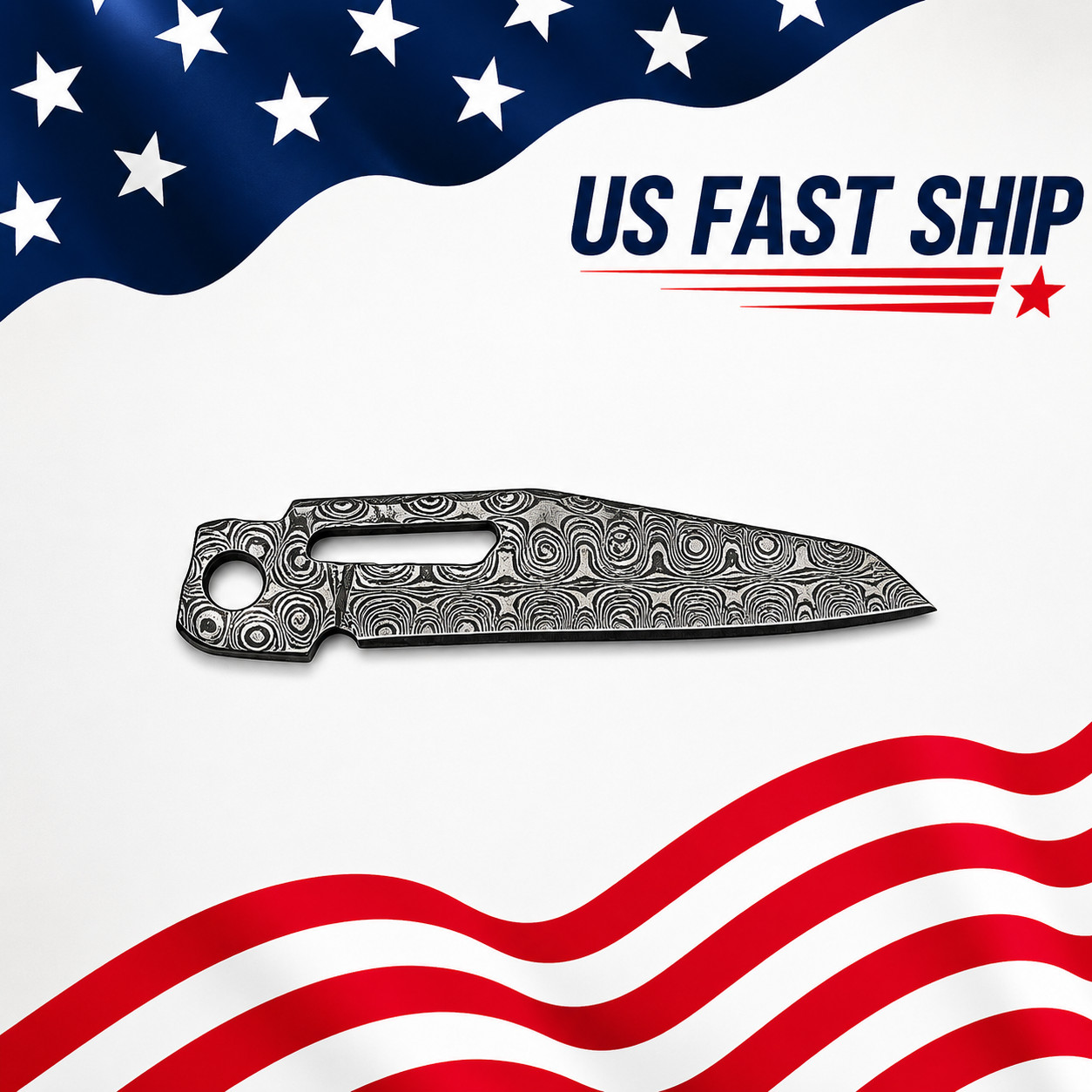 VG10 Damascus Replacement Main Blade for Leatherman Signal Multitool
