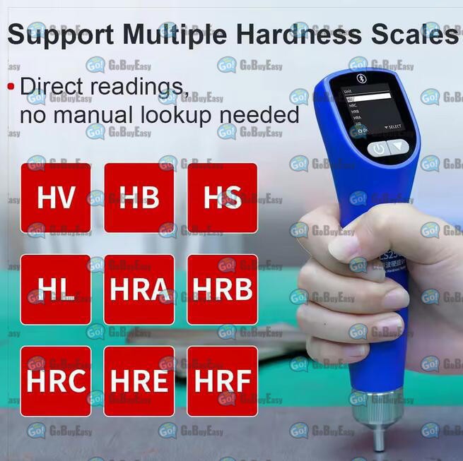 1x NEW Linshang LS256 Ultrasonic Hardness Tester for Metal Coatings Plating