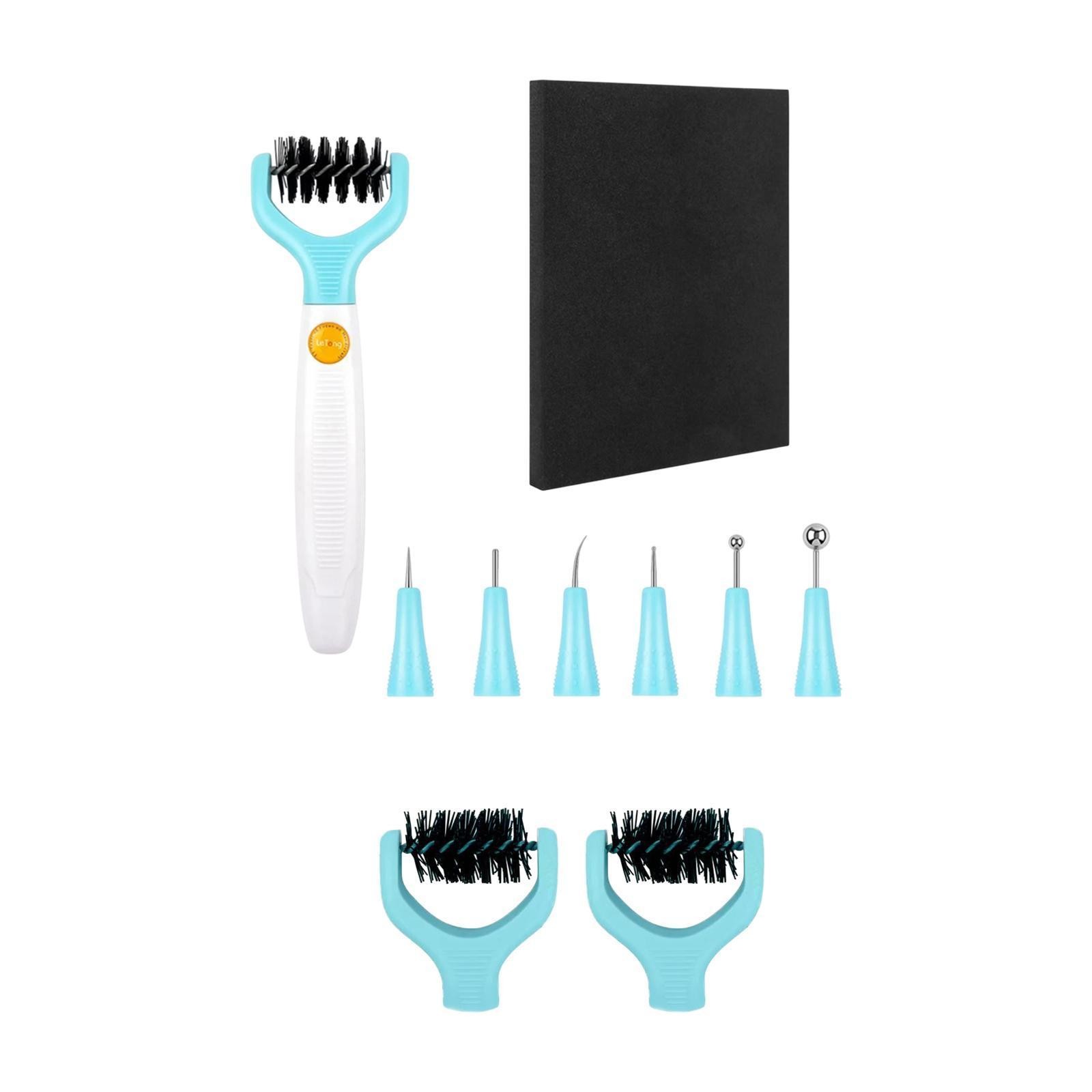 Paper Sculpture Tool Kits Die Brush Lightweight Hand Tool Easy Carrying Foam Pad
