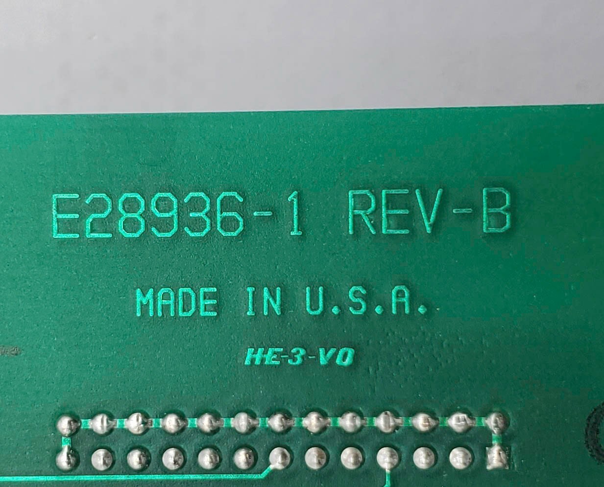Goss E28937-1 Vertical Switch Panel Board Assembly