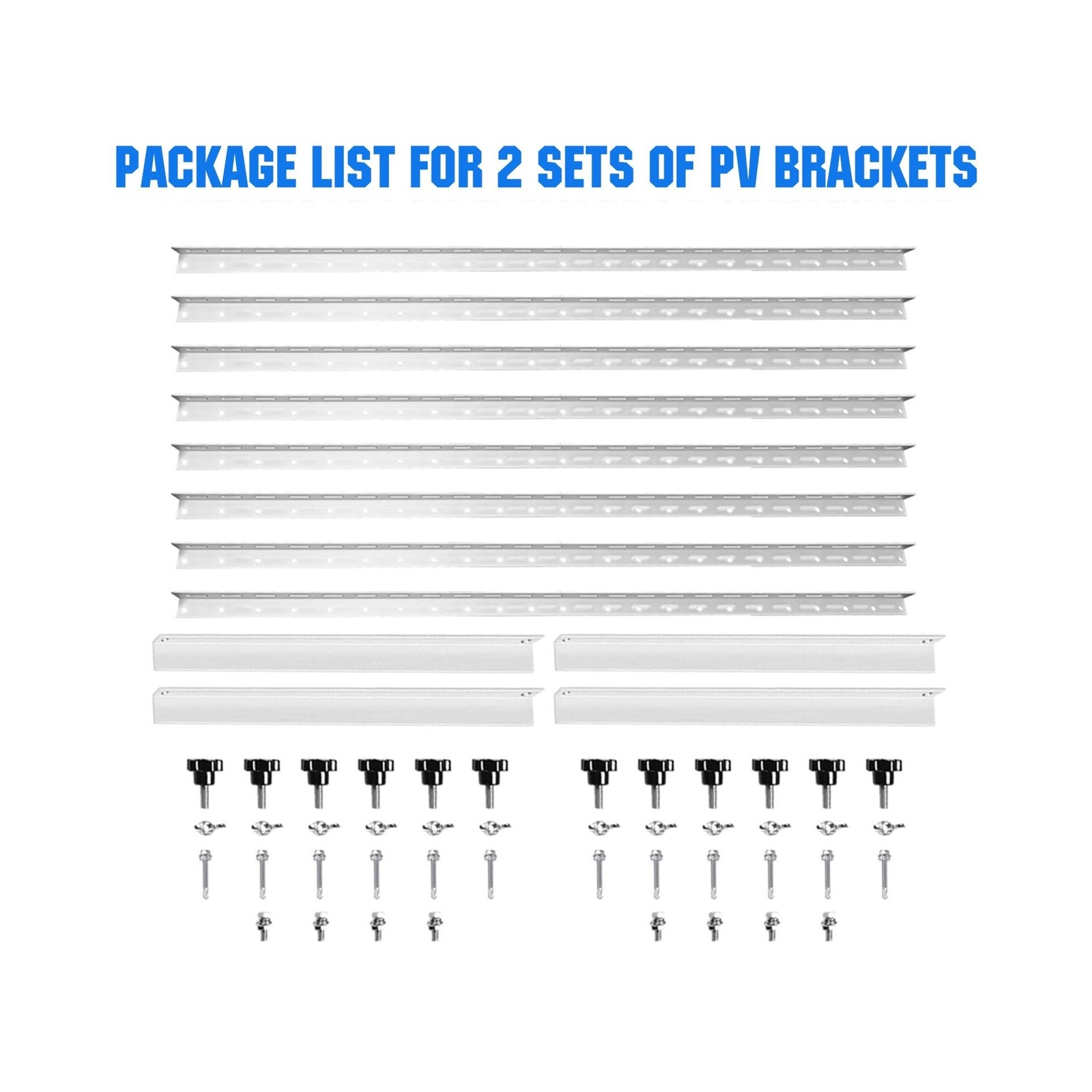 Solar Panel Mount Brackets, 2 Sets 45 inch Adjustable with Foldable Tilt Legs...