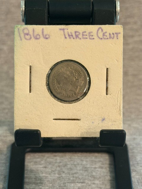 1866 Three Cent Coin