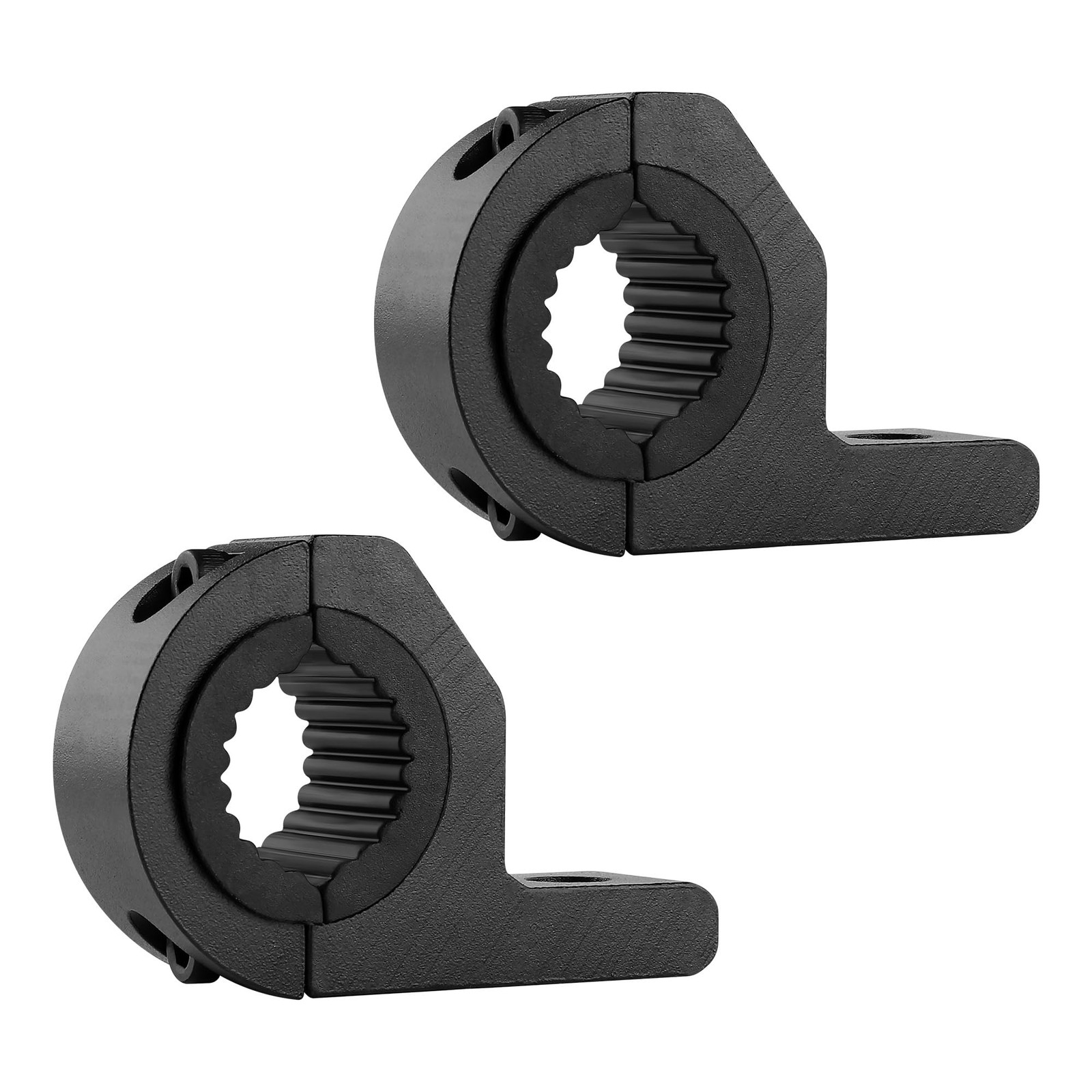 2PCS Motorcycle Light Bar Mounts - Universal 0.75" 1" 1.25" Tube Clamp LED Li...