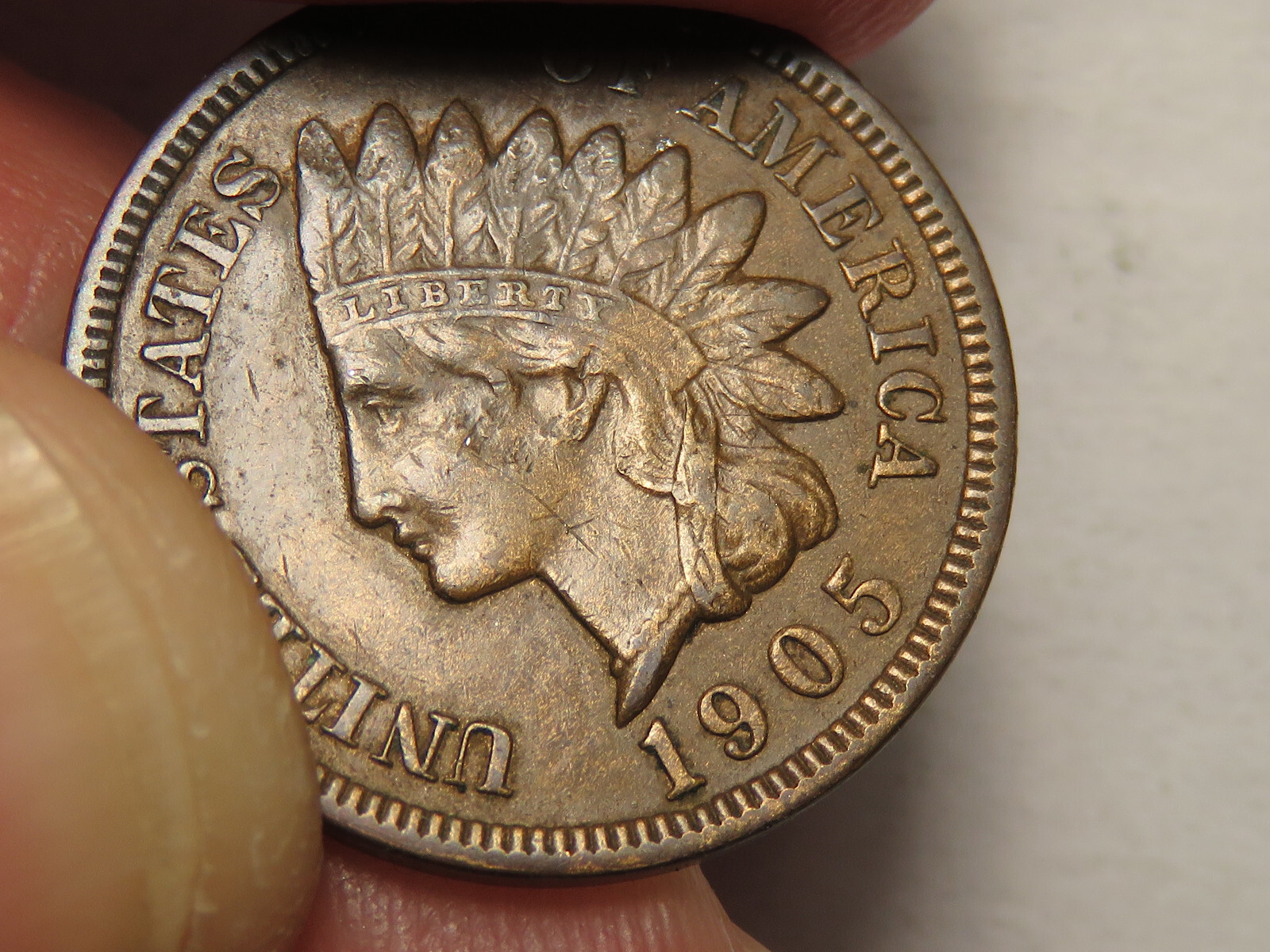 1905 Indian Cent, AU