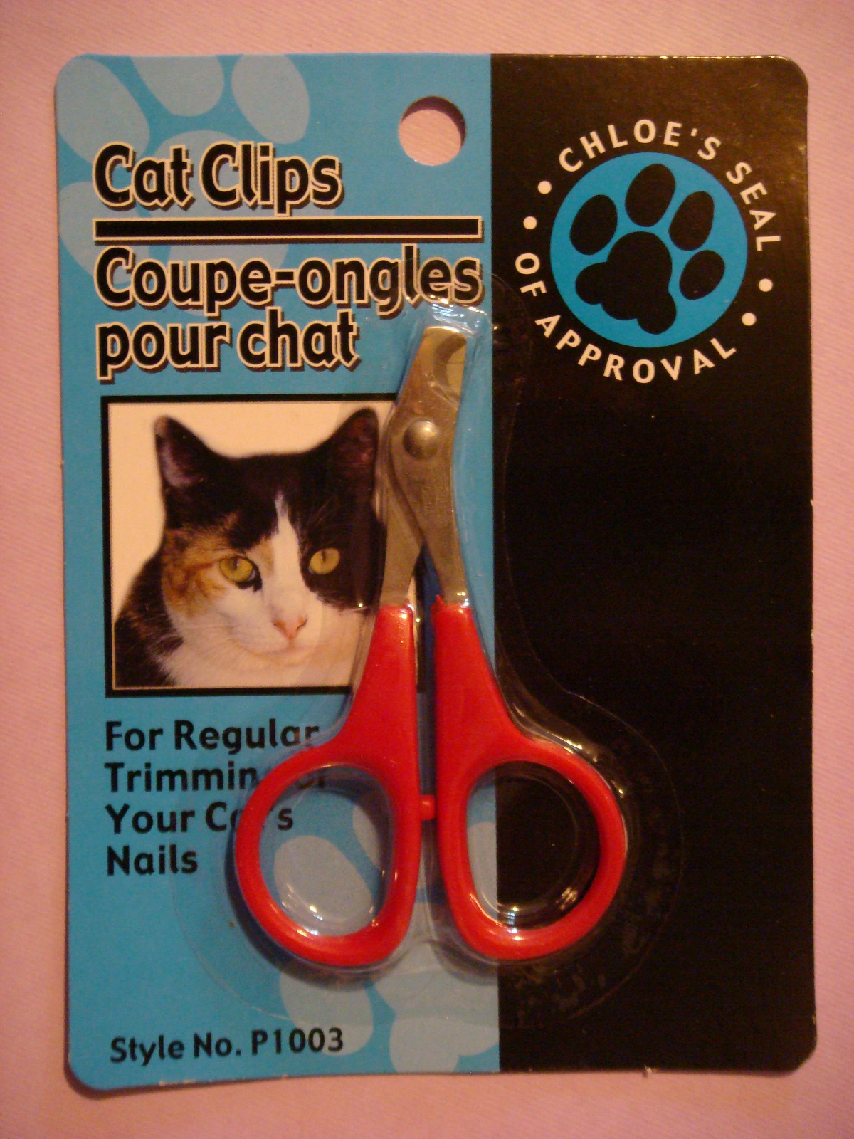 CAT CLIPS ~ Chloe's Seal of Approval Pet Nail Cutting Scissors ~ Claw Clipper