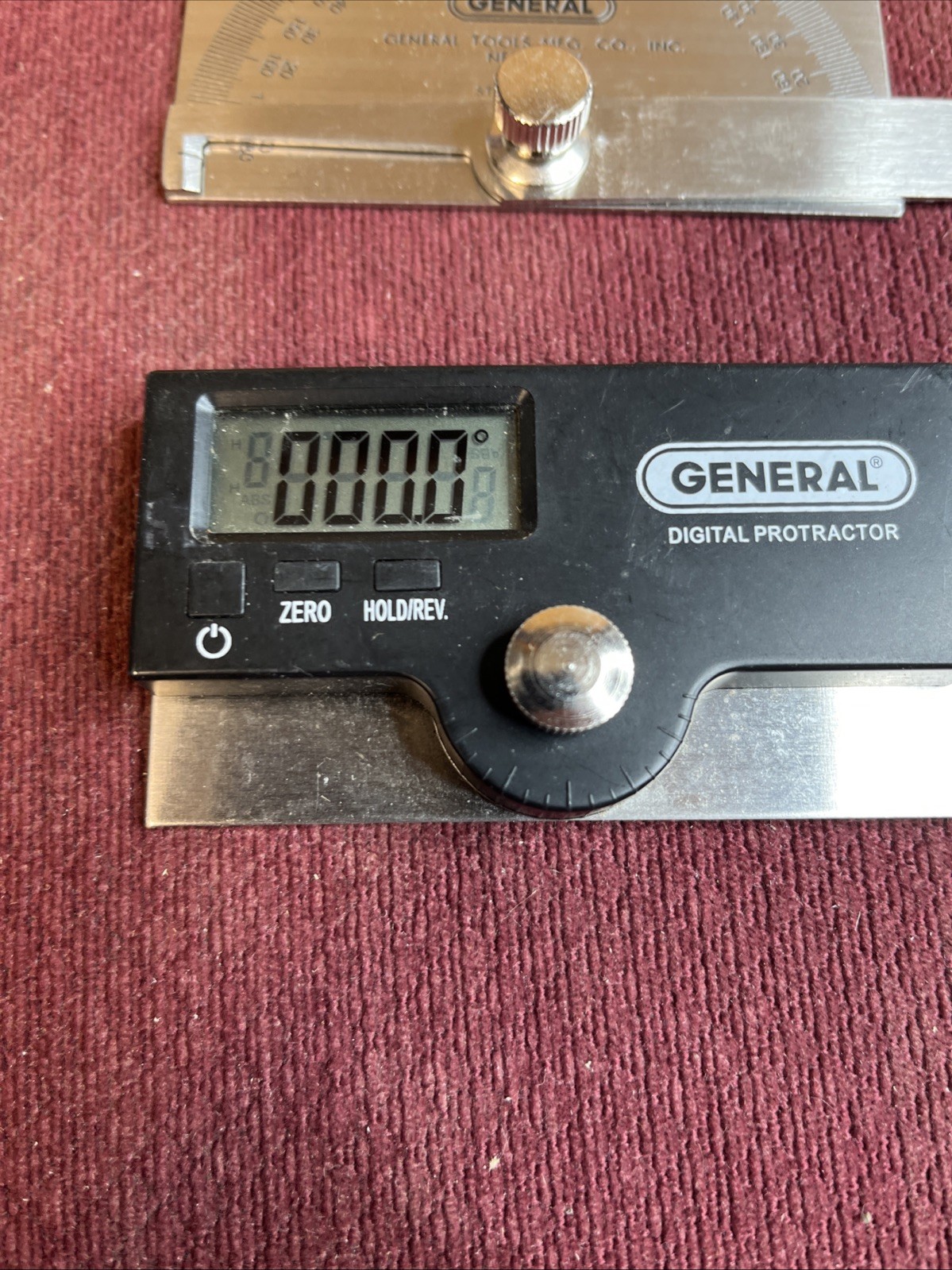 2 - General Tools PROTRACTORS 1- DIGITAL, 1-MANUAL
