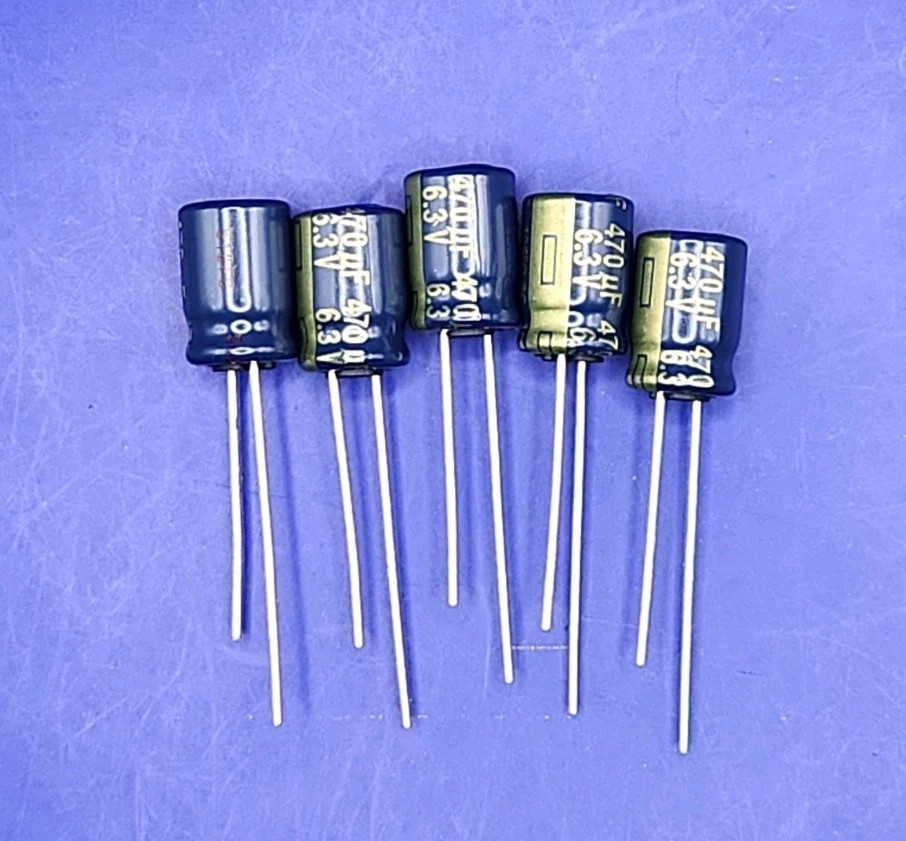 5 Panasonic FC 470uF 6.3V 6.3VDC Capacitors Sub 4 UPW UPM FASTEST FREE SHIPPING
