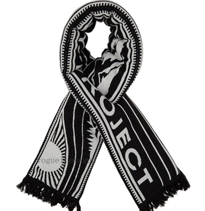 Unisex y/project knit keep-warm cotton filler scarf
