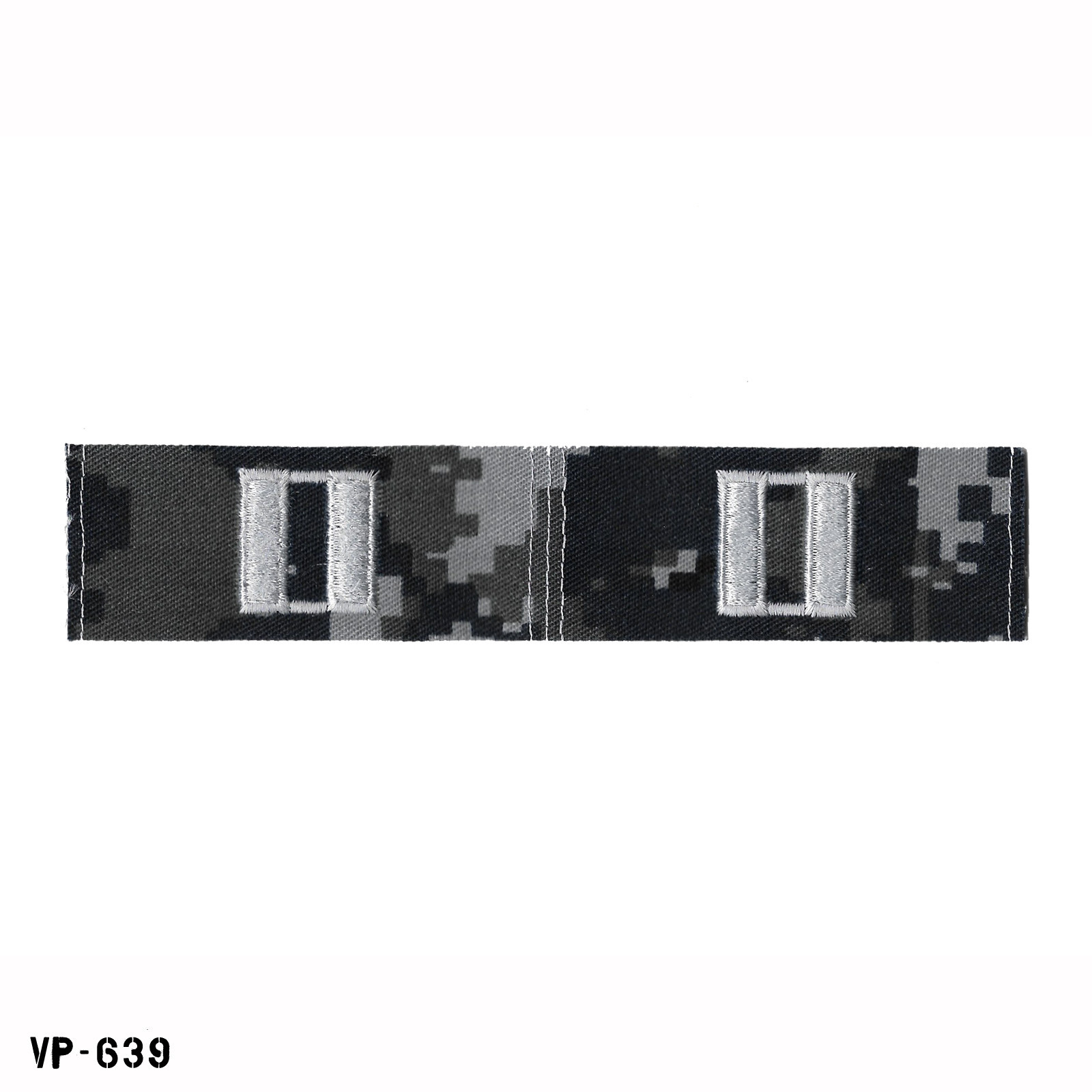 PAIR USN NWU BDG Blue Digital Collar Patches Senior Lieutenant SRLT O-3 USA NEW