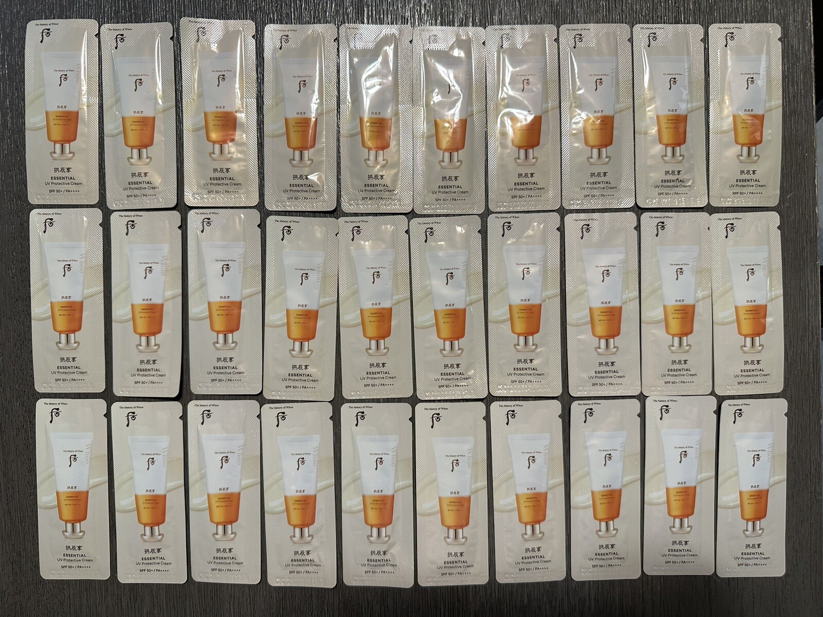 The history of Whoo Gongjinhyang Essential UV Protective Cream 1ml x 50pcs