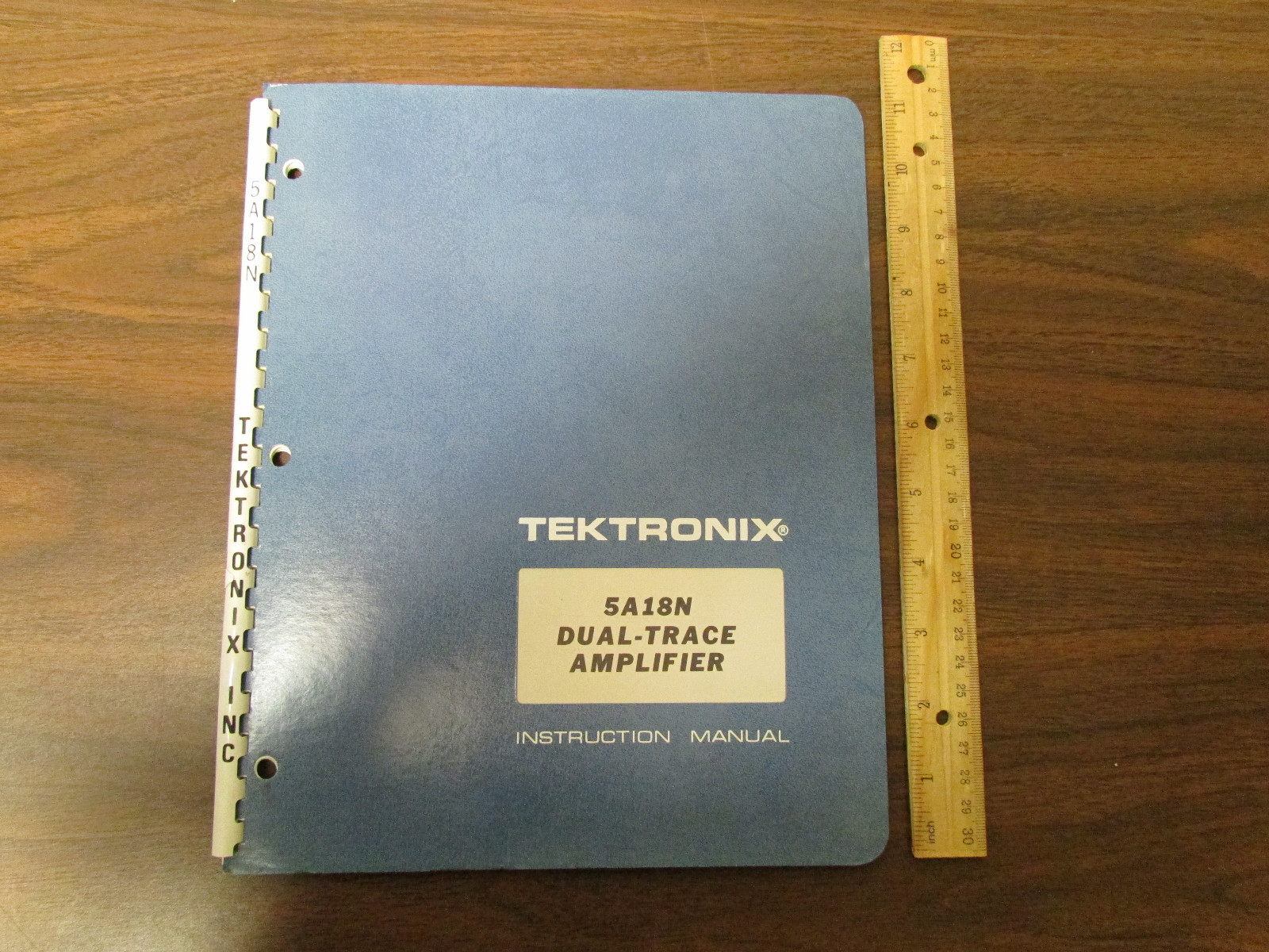 Tektronix Instruction Manual 5A18N Dual-Trace Amplifier