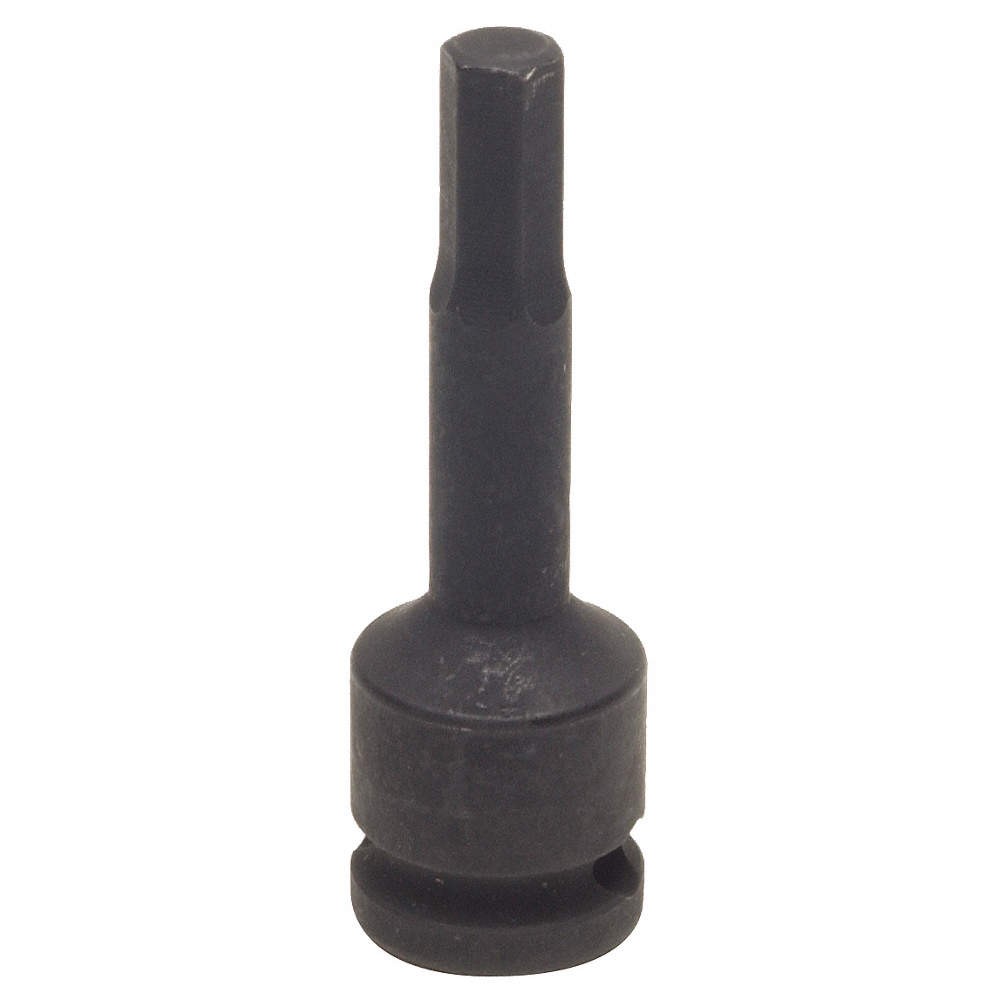 WESTWARD 4LZC2 Impkt Skt Bt St,Steel,Blk Oxd,H5/16 4LZC2