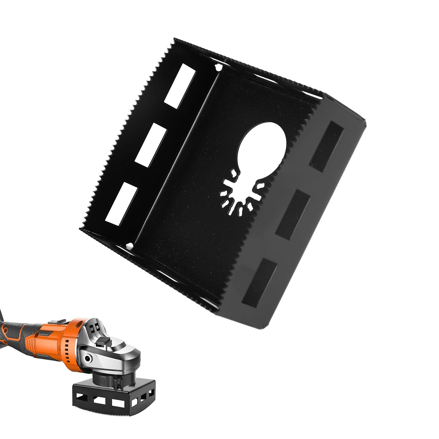 Stainless Steel Square Slot Cutter for Dewalt & Milwaukee Oscillating Tools