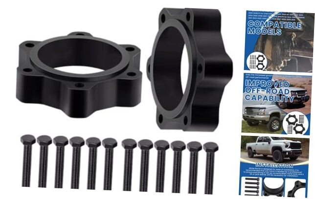 CV Spacers with Screws Fit for 6" Lift Chevy/GMC 2500HD 2001-2010