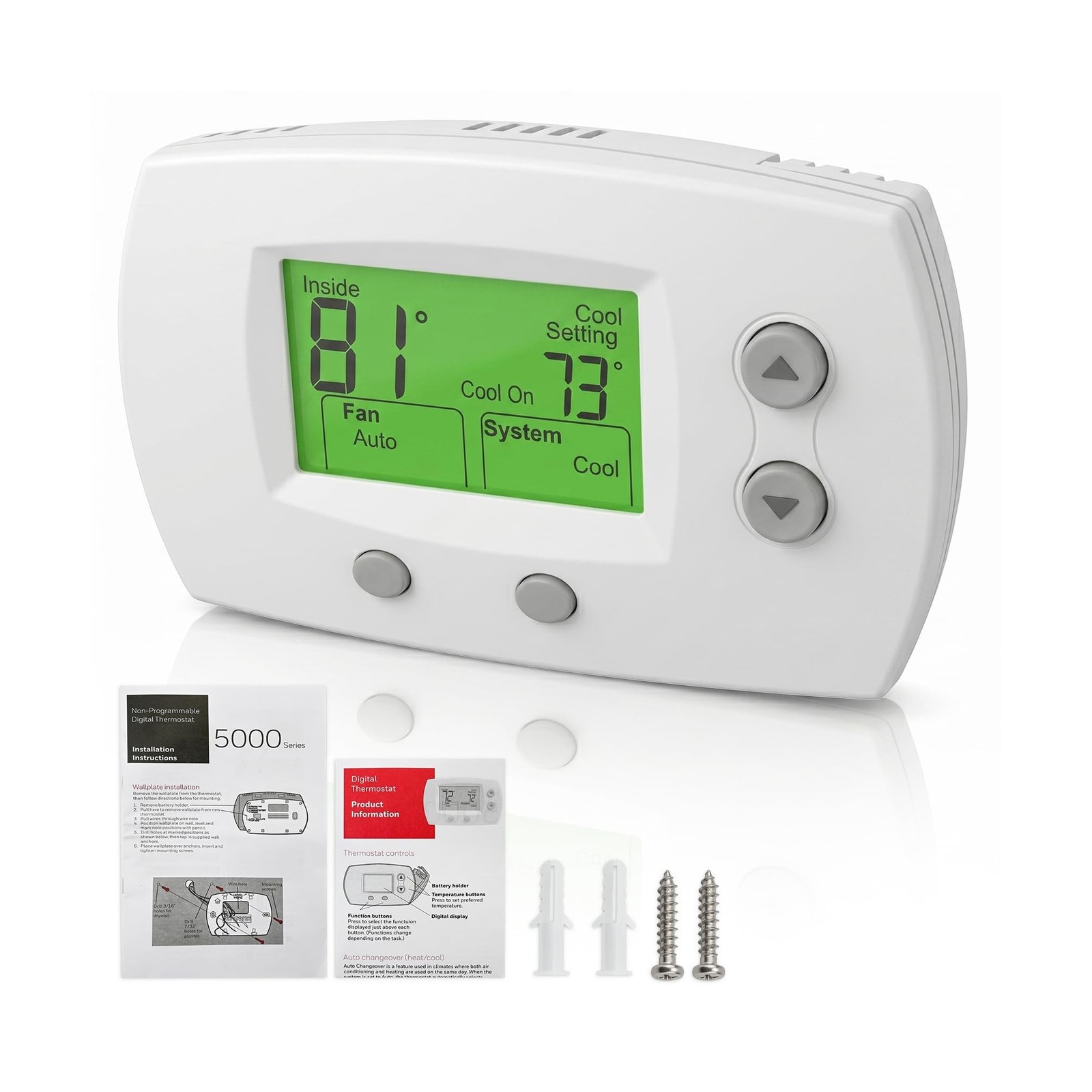 TH5220D1029 FocusPRO 5000 Thermostat Compatible with Honeywell TH5220D | Smar...