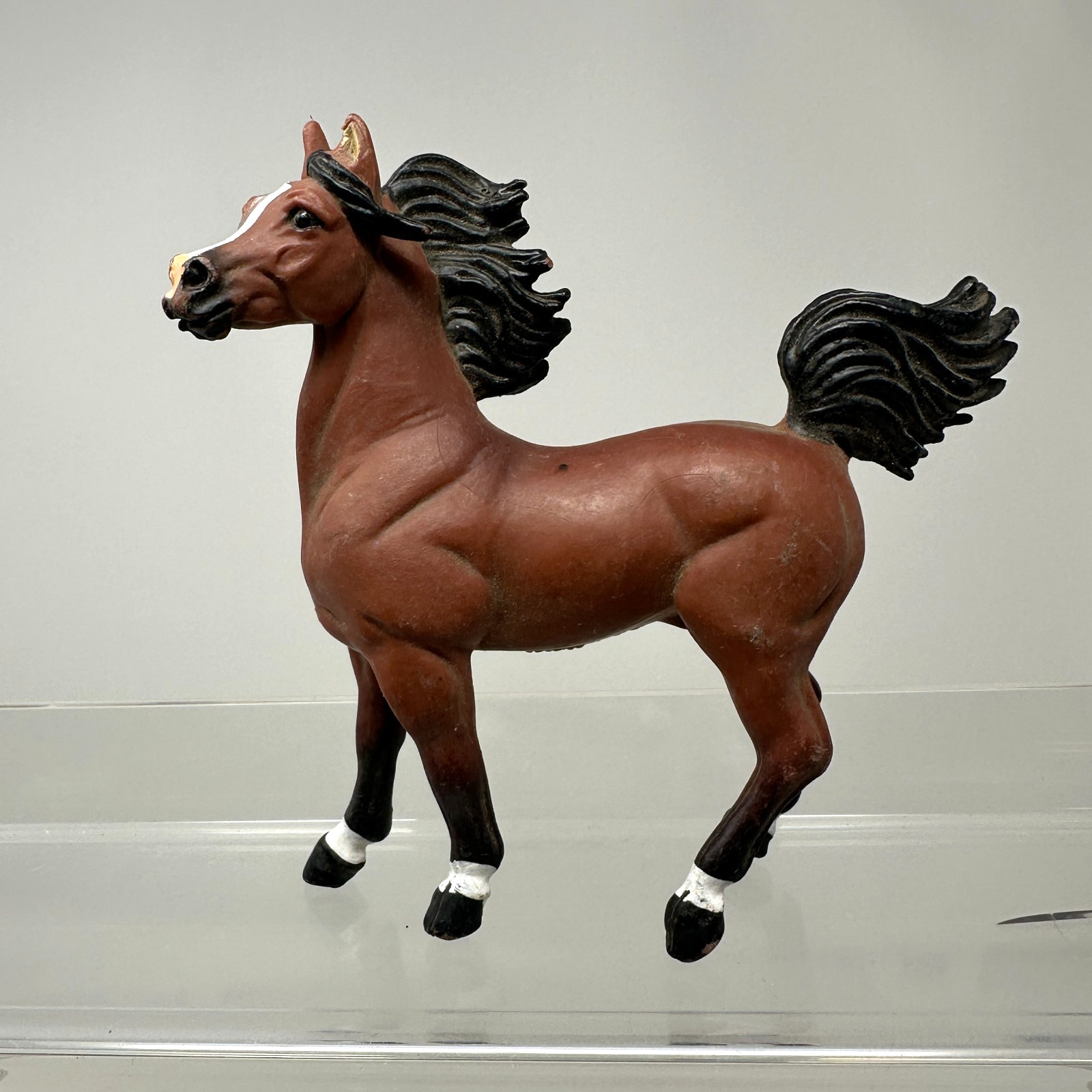 Safari Ltd Arabian Mare Wildlife Animal Figure Brown Horse Figurine 1997 Vintage