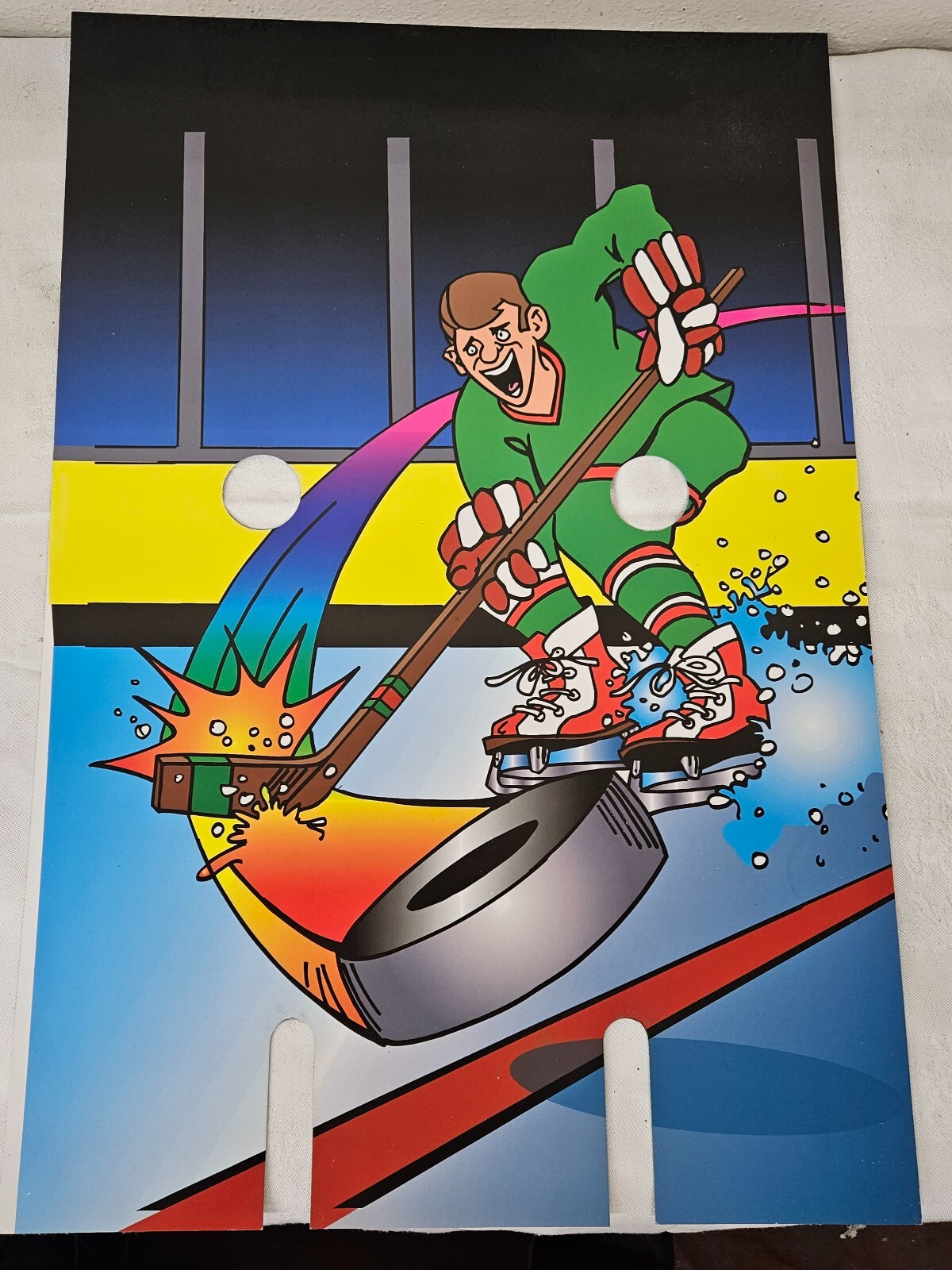 Sports Blaster EXTREME Double Sided PLAYFIELD Hockey & Skateboarding 15.5" x 23"