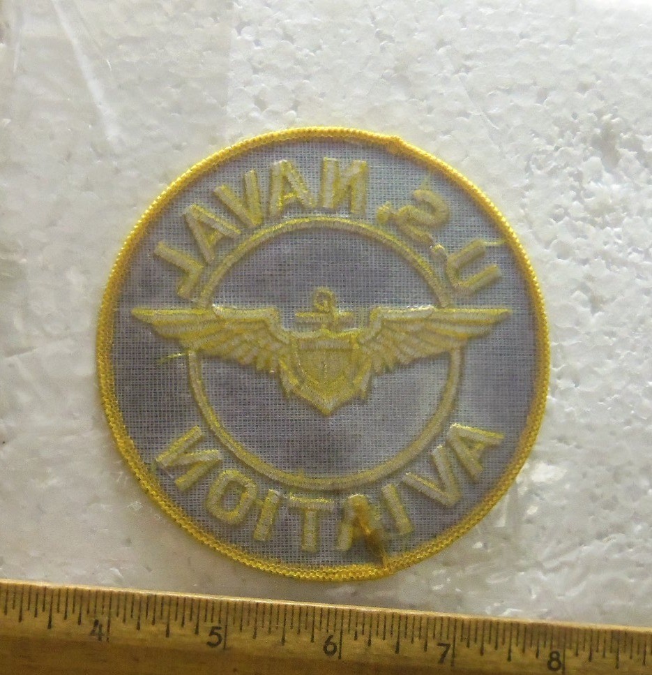 Large U. S. Naval – Aviation Embroidered Patch (NOS)