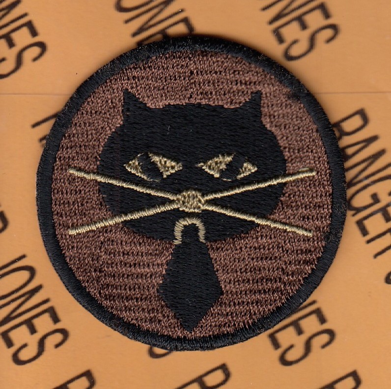 USAF Air Force 5th Reconnaissance Sq BLACK CATS  ~2.25" patch NO HOOK c/e