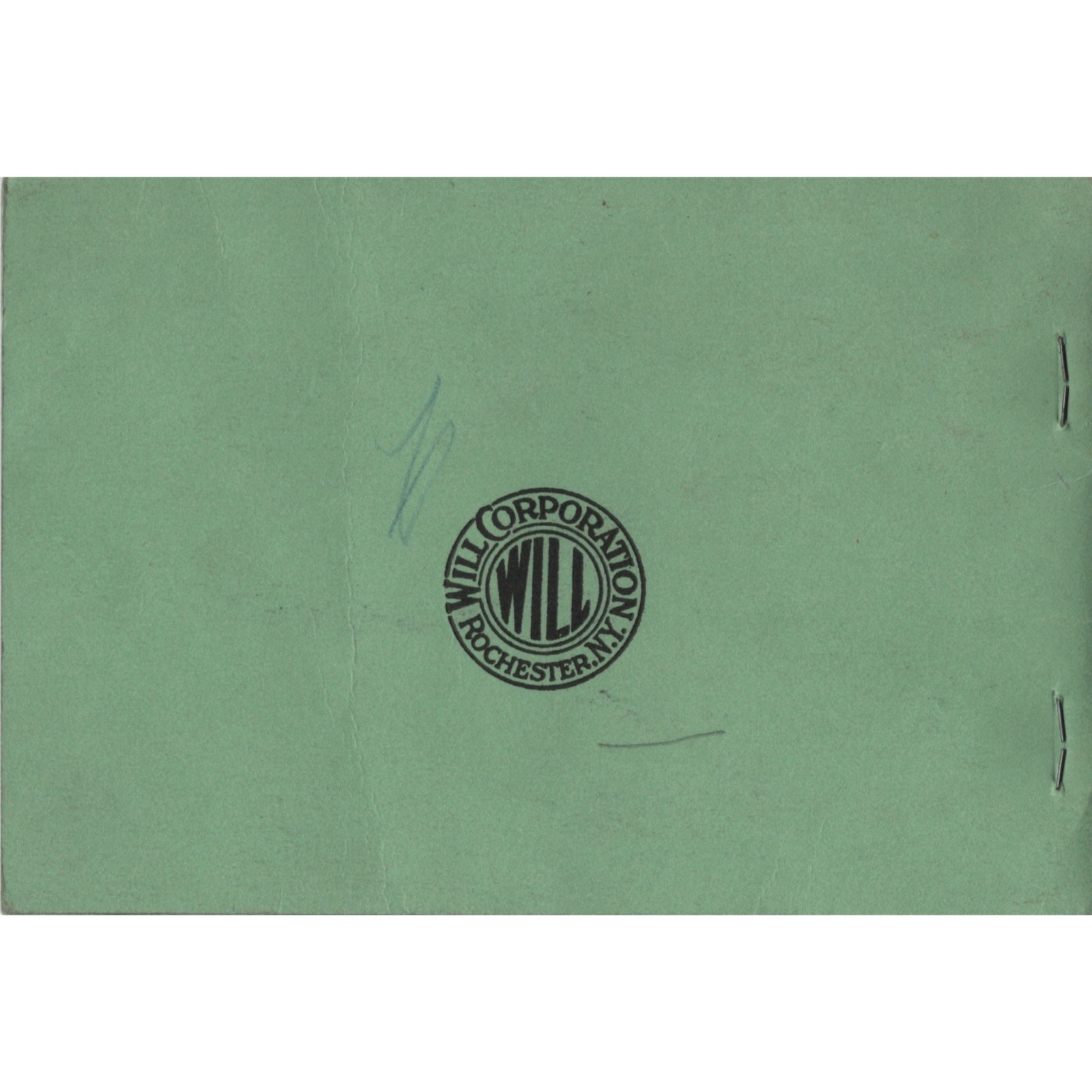 Old Bioloid Lens Paper Book Buffalo Rochester NY Will Laboratory Microscope VTG.