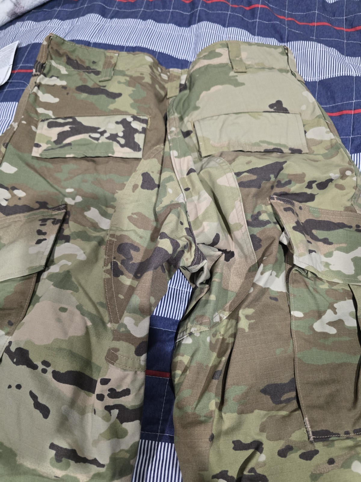 US Army Combat Uniform ACU Trousers SZ Small X-short Insect Shield