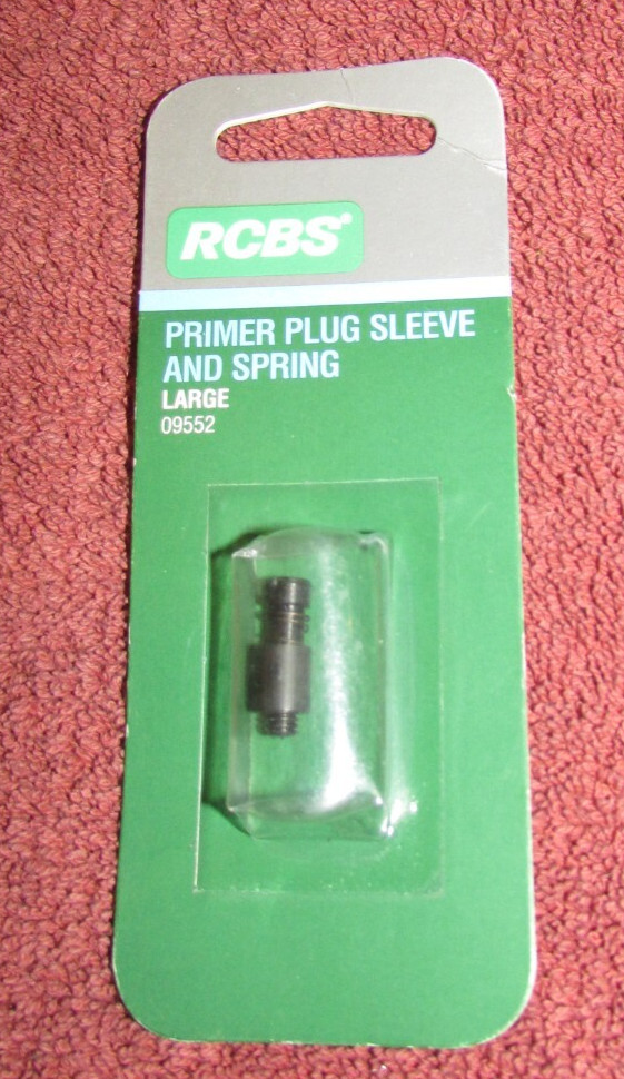 RCBS Primer Plug Sleeve and Spring Large #09552 - Reloading Supplies