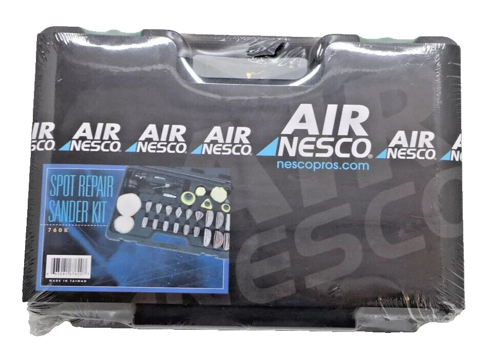 760K Air Nesco Professional Small Mini Spot Repair Sander Sanding Tool Kit
