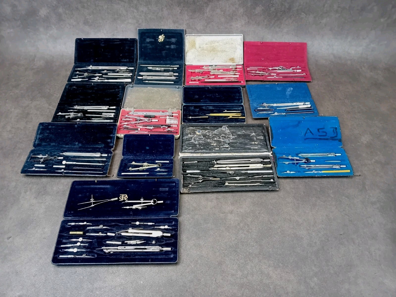 Job Lot of Vintage Technical Drawing Equipment Technical Drawing Instruments