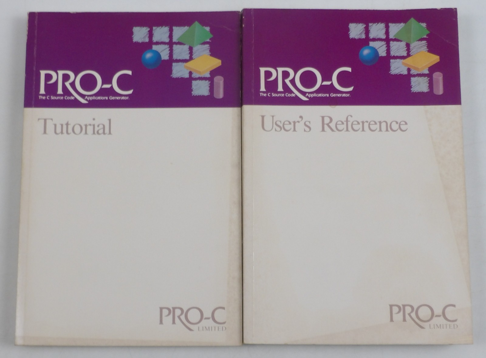 Pro-C Limited Version 2.0 Manual Set - Tutorial & User's Reference - 1992