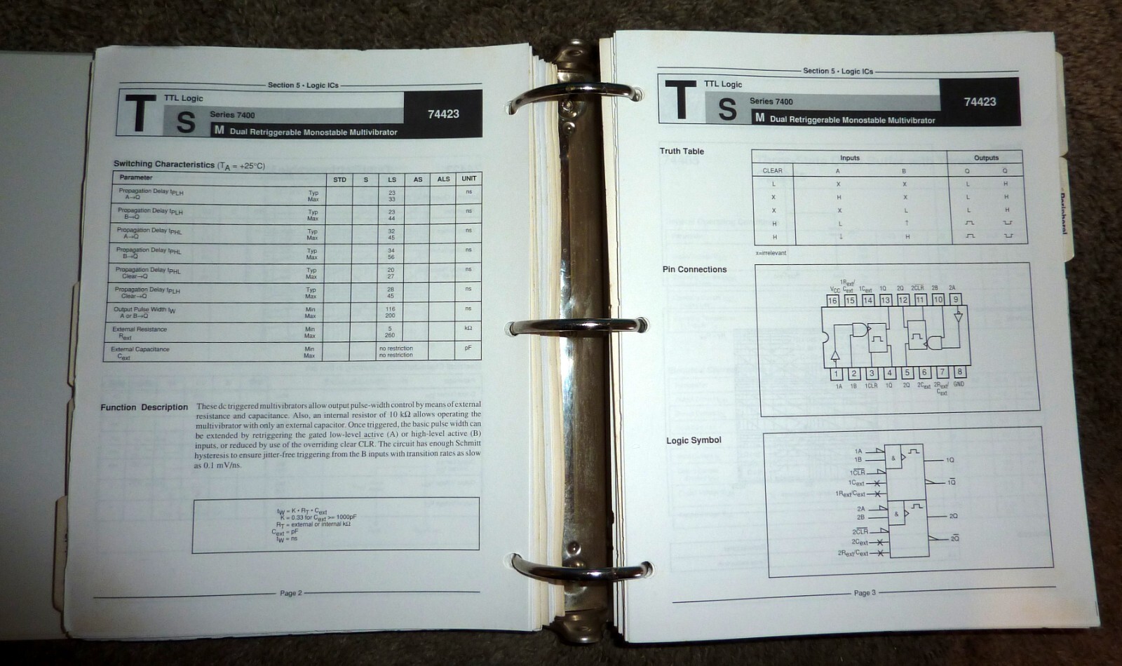 The Modern IC Databook in Large Binder WEKA 1991