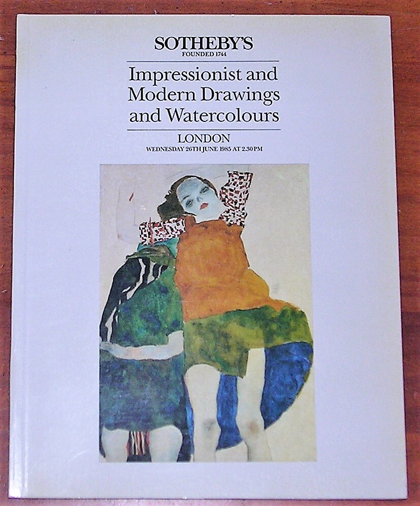 Sotheby's London Impressionist Modern Drawings Watercolours June 26 1985 Auction