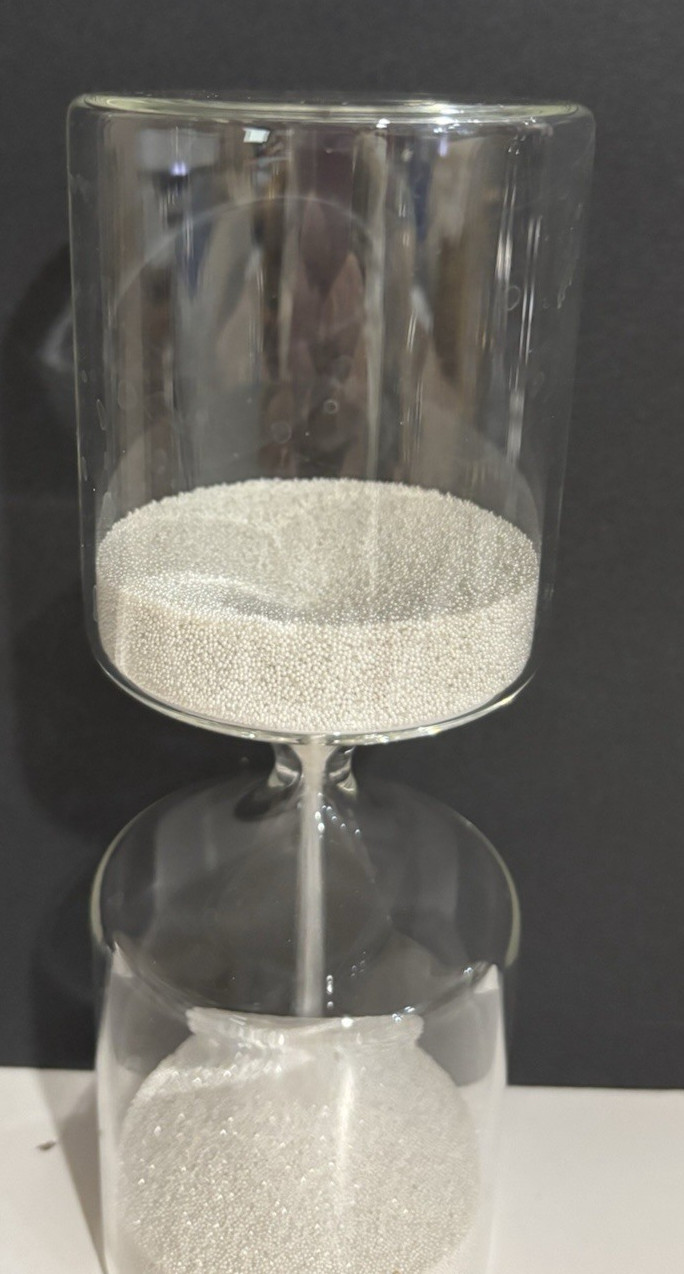Large Glass Hourglass Sand Timer Clear Mod look
