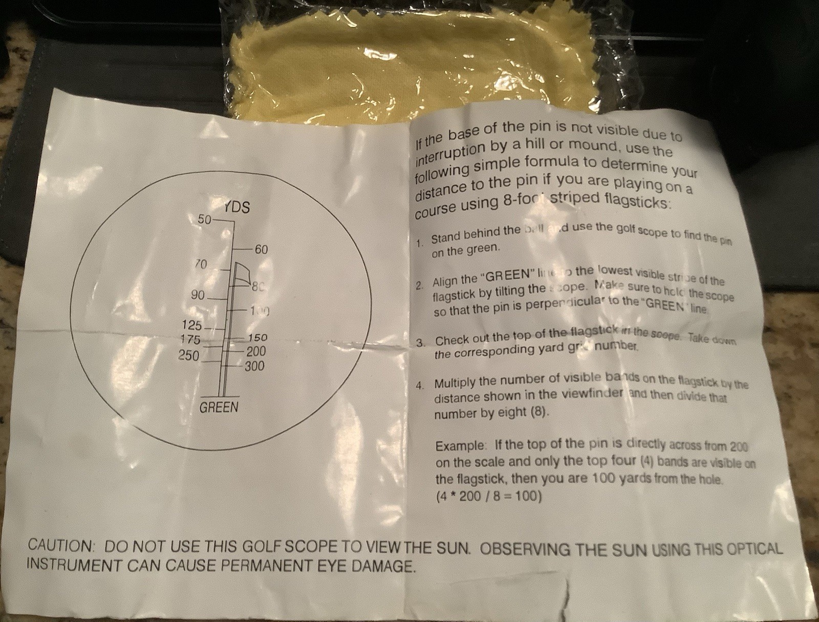 8x22 Golf Scope