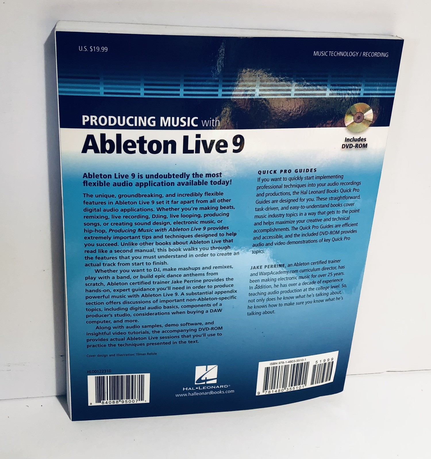 Hal Leonard Sound Design Mixing Mastering Ableton Live 9 Quick Pro Guides