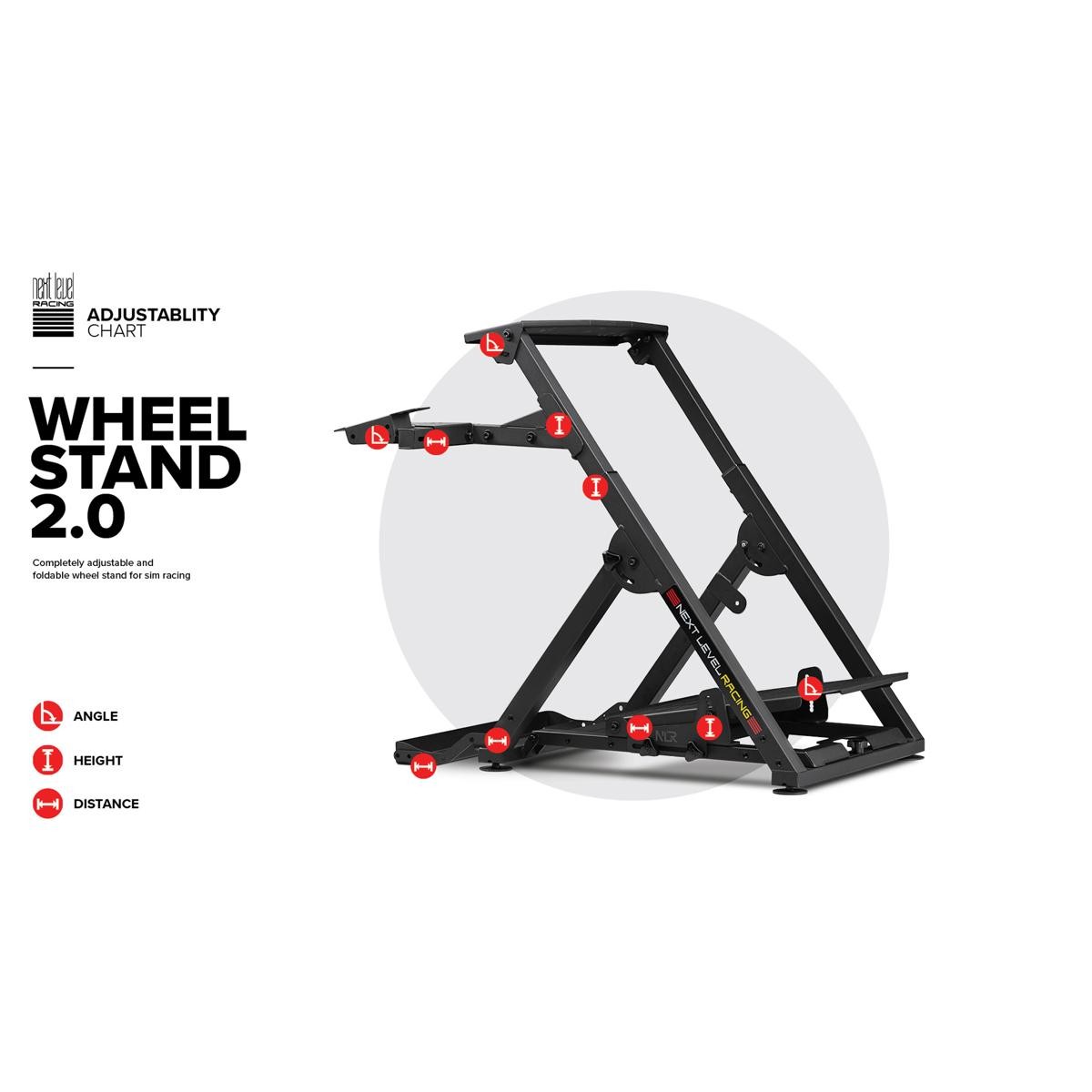 Next Level Racing Wheel Stand 2.0 for Wheels #NLR-S023