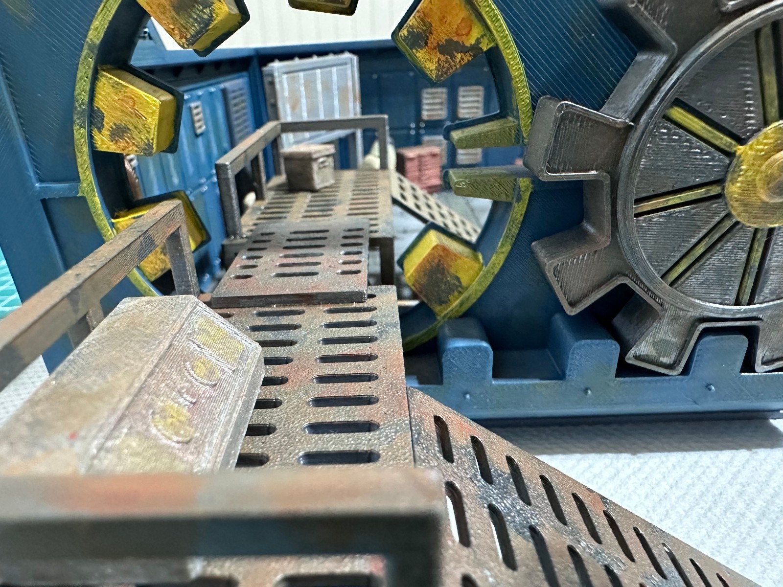 Fallout Vault Diorama Room Sci Fi Wasteland Terrain Model