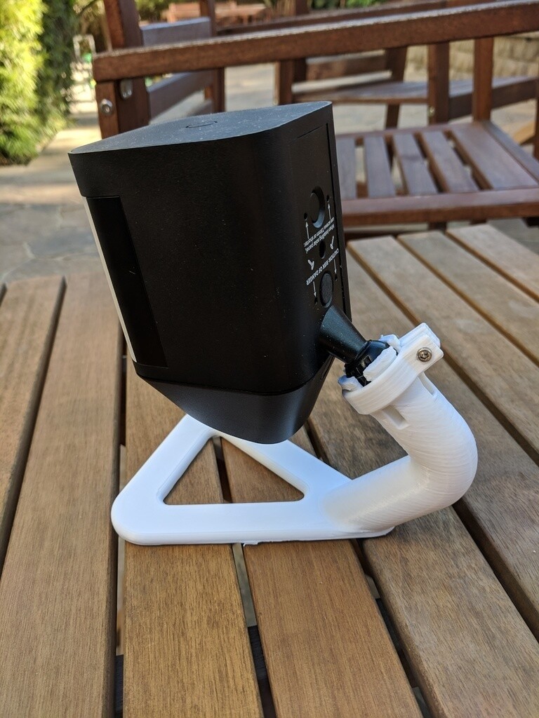 Portable Table Stand Mount for Ring Spotlight Cam Plus Wireless Battery