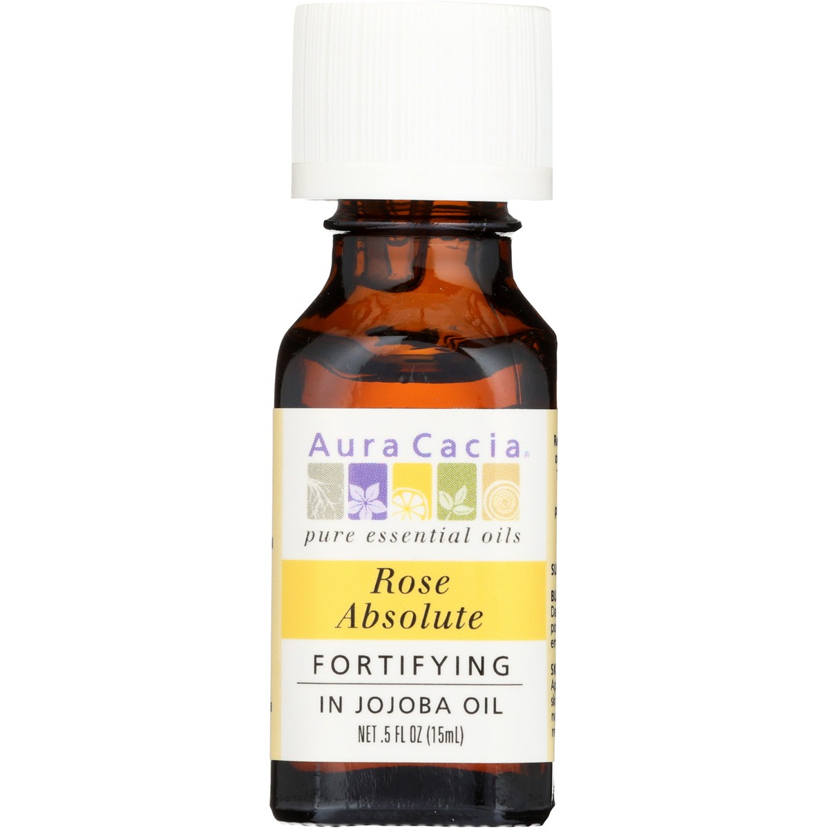 Aura Cacia Rose Absolute Essential Oil Fortifying