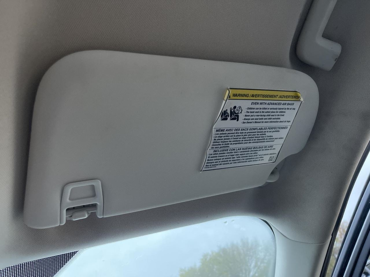Passenger Sun Visor Without Sunroof With Illumination Fits 13-19 ESCAPE 991624