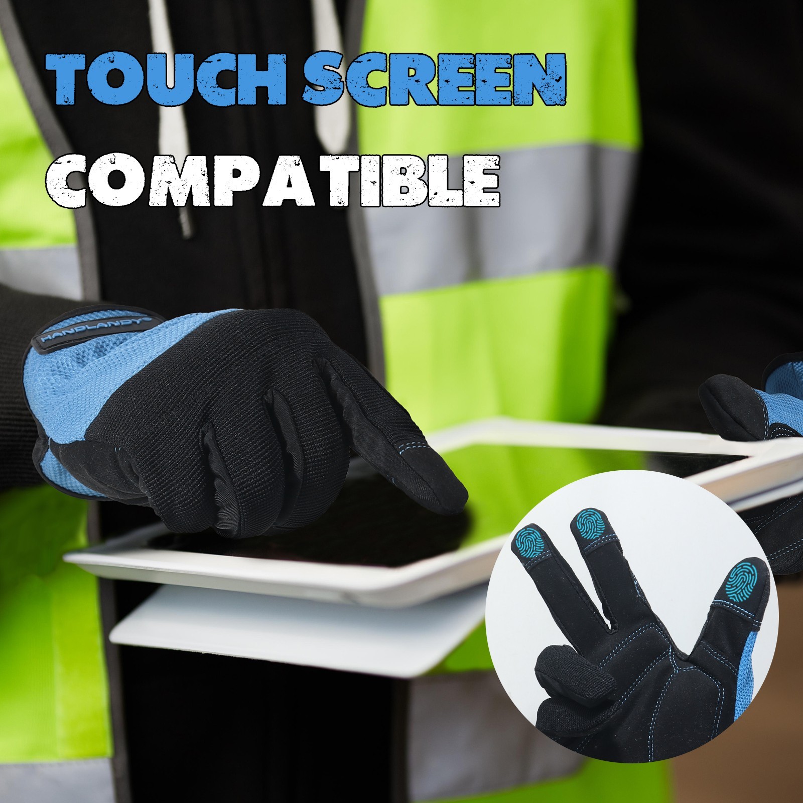 HANDLANDY Utility Mechanic Working Gloves